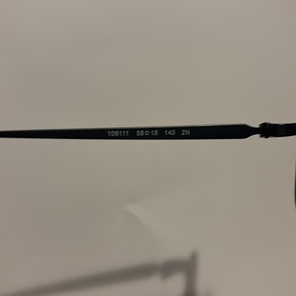 Michael Kors Black Aviator Sunglasses with Crystal Embellishments MK 1039B Miami - Picture 4 of 6